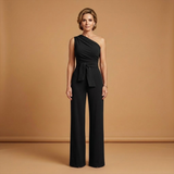 Women's One Shoulder Wide Leg Jumpsuit