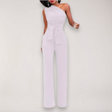 Women's One Shoulder Wide Leg Jumpsuit