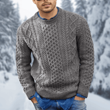 Men's Classic Cable Knit Winter Sweater