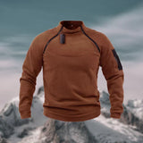 Men's Outdoor Fleece Sweater with Half Zip