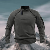 Men's Outdoor Fleece Sweater with Half Zip
