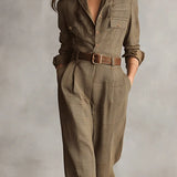 Women's Utility Long Sleeve Jumpsuit