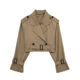 Ladies’ Cropped Trench Jacket