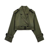 Ladies’ Cropped Trench Jacket