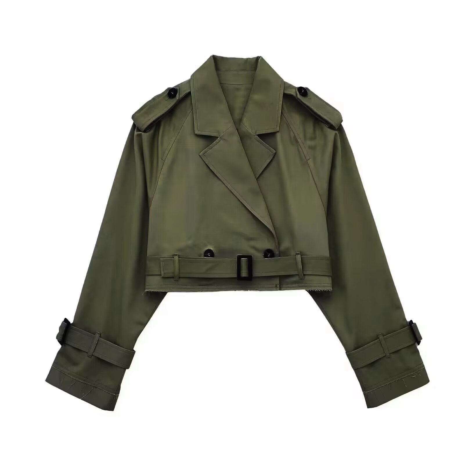 Ladies’ Cropped Trench Jacket