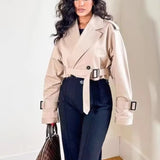Ladies’ Cropped Trench Jacket