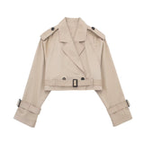 Ladies’ Cropped Trench Jacket