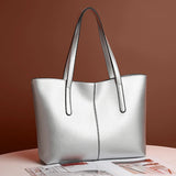 Large Structured Tote Shoulder Bag
