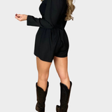 Women’s Black Playsuit