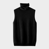 Sleeveless Turtleneck Jumper