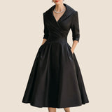 Ladies’ Vintage-Inspired Midi Dress