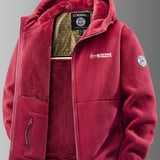 Men's Hooded Fleece-Lined Winter Jacket