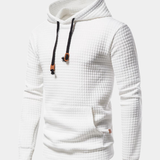 Hooded Sweatshirt with Ribbed Cuffs and Pocket