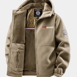 Men's Hooded Fleece-Lined Winter Jacket