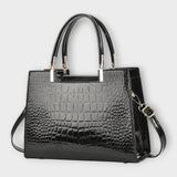 Women's Heritage Black Leather Bag