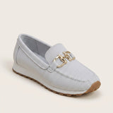 Women's Cushioned Sole Slip-On Casual Loafers
