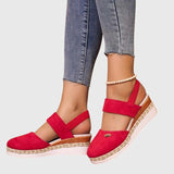 Orthopaedic Platform Sandals with Ventilated Cushioned Sole