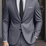 Men's Two-Piece Slim Fit Tailored Suit
