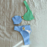 Color Block Ring Bikini Set