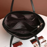 Large Structured Tote Shoulder Bag