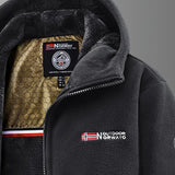 Men's Hooded Fleece-Lined Winter Jacket