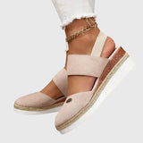 Orthopaedic Platform Sandals with Ventilated Cushioned Sole