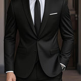 Men's Two-Piece Slim Fit Tailored Suit