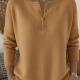 Women's Elegant Black Autumn Jumper
