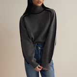 Women's Lightweight Brown Autumn Relaxed Fit Jumper