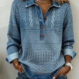 Women's Grey Autumn Cable Knit Jumper