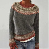 Gray with red