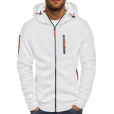 Men's Long-Sleeve Full-Zip Hoodie with Zip Pockets