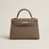 Women's Structured Faux Leather Top Handle Bag