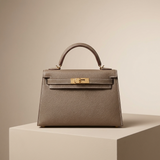 Women's Structured Faux Leather Top Handle Bag