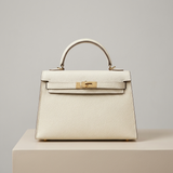 Women's Structured Faux Leather Top Handle Bag