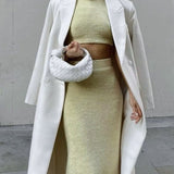 Woven Leather Look Slouchy Crescent Hobo Bag