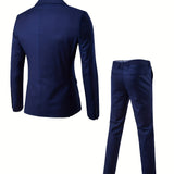 Men's Two-Piece Slim Fit Tailored Suit