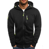 Men's Long-Sleeve Full-Zip Hoodie with Zip Pockets
