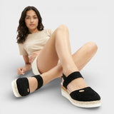 Adjustable Espadrille Platform Sandals