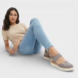 Adjustable Espadrille Platform Sandals