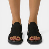 Breathable Mesh Platform Sandals