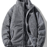 Ladies’ Cord Puffer Jacket