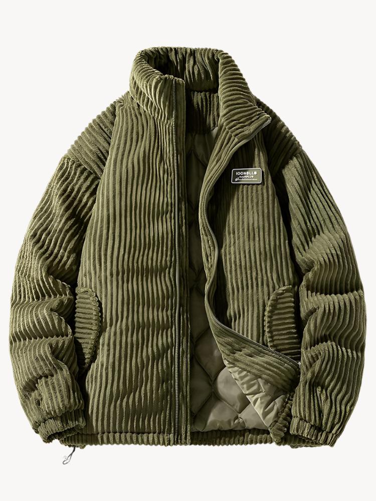 Ladies’ Cord Puffer Jacket