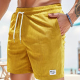 Soft Corduroy Shorts for Men, Breathable Comfort