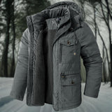 Padded Hooded Winter Jacket with Modern Fit
