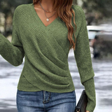 Women's Heritage Elegant Green Autumn Jumper