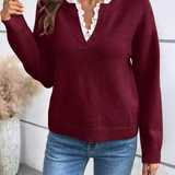 Women's Elegant Grey Autumn Jumper