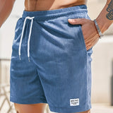 Soft Corduroy Shorts for Men, Breathable Comfort