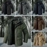 Padded Hooded Winter Jacket with Modern Fit
