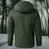 Padded Hooded Winter Jacket with Modern Fit